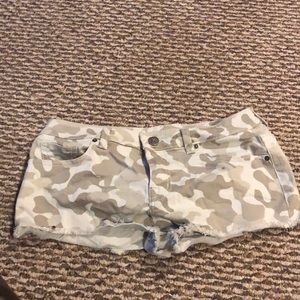 camo jean shorts